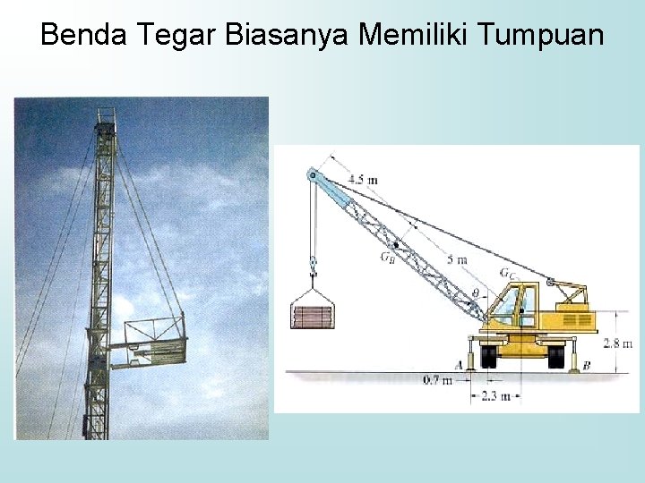 Benda Tegar Biasanya Memiliki Tumpuan 