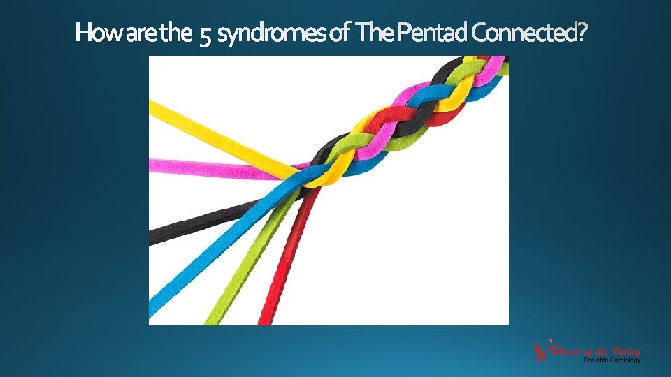 How are the 5 syndromes of The Pentad Connected? 