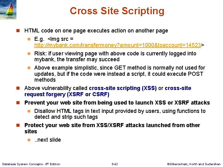 Cross Site Scripting n HTML code on one page executes action on another page Cross Site Scripting n HTML code on one page executes action on another page