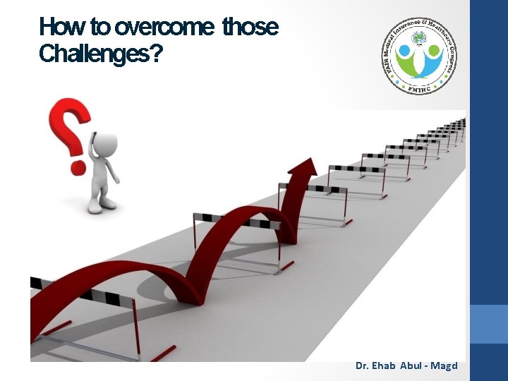 How to overcome those Challenges? Dr. Ehab Abul - Magd 