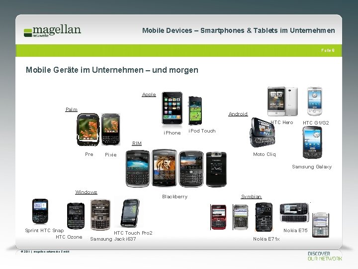 Mobile Devices – Smartphones & Tablets im Unternehmen Folie 9 Mobile Geräte im Unternehmen