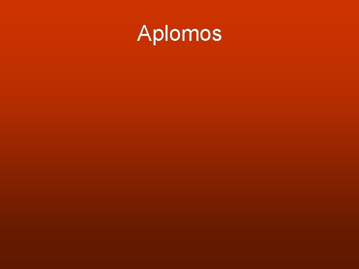 Aplomos 