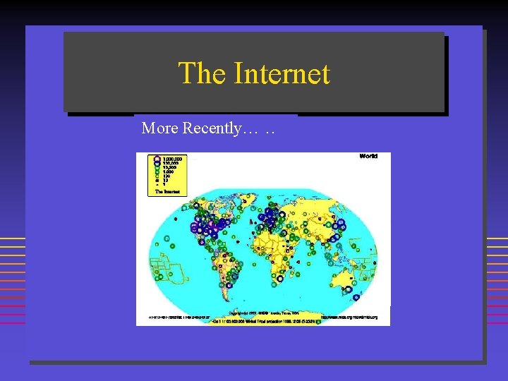 The Internet 1969 More 1971 The Recently… Soon. Beginning After… 