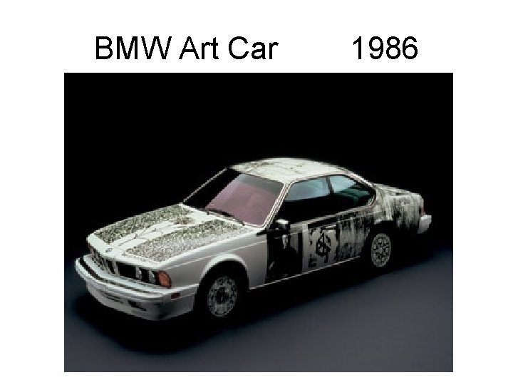 BMW Art Car 1986 