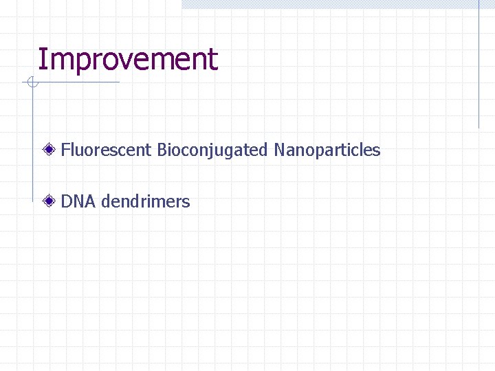 Improvement Fluorescent Bioconjugated Nanoparticles DNA dendrimers 