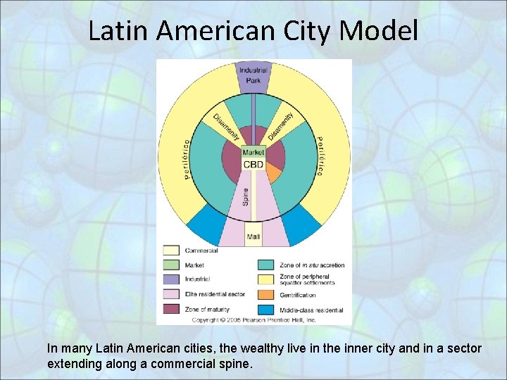 Latin American City Model In many Latin American cities, the wealthy live in the