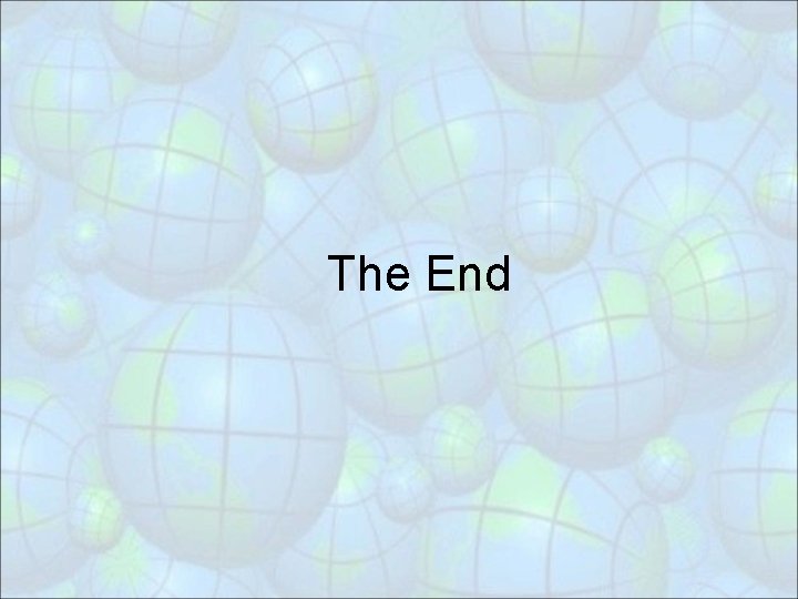 The End 