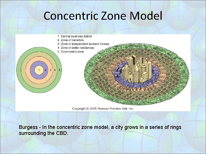 Concentric Zone Model Burgess - In the concentric zone model, a city grows in