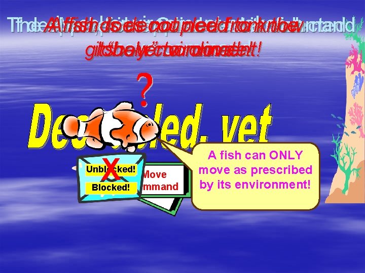 makes a Aappropriate ALocal fishdoes isenvironment decoupled not need from tois know the The
