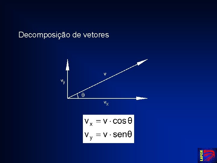 Decomposição de vetores 