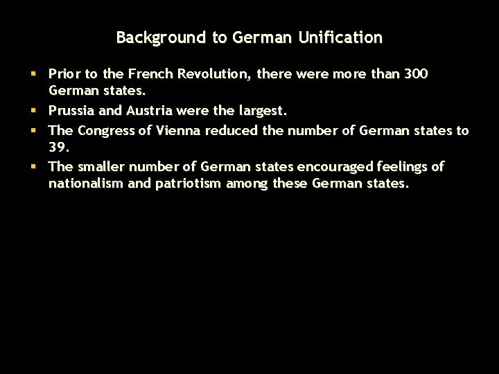 Background to German Unification § Prior to the French Revolution, there were more than