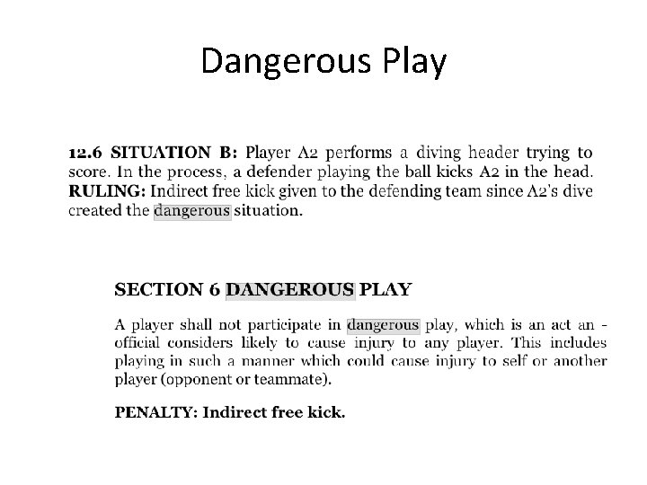 Dangerous Play 