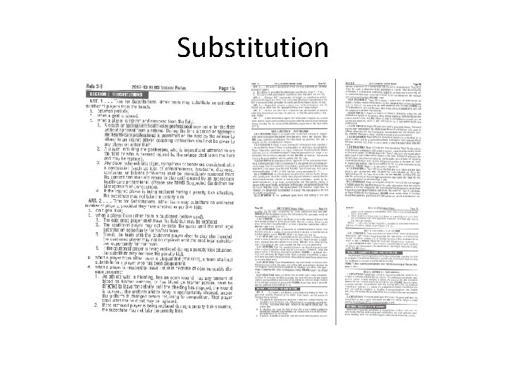 Substitution 