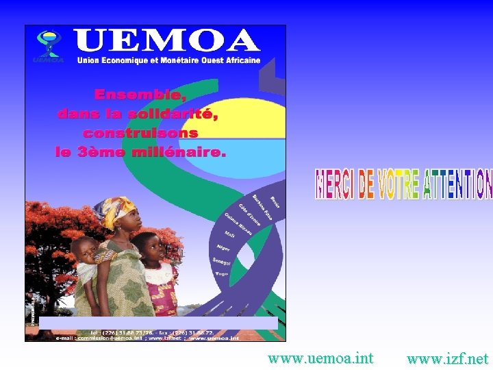 www. uemoa. int www. izf. net 