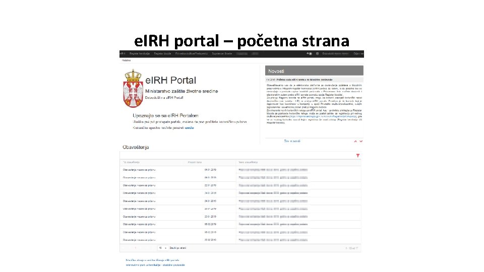 e. IRH portal – početna strana 