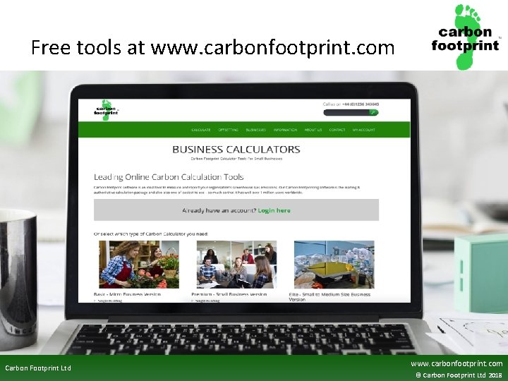 Free tools at www. carbonfootprint. com Carbon Footprint Ltd www. carbonfootprint. com © Carbon