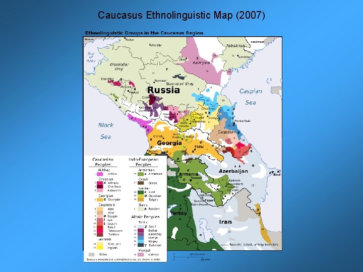 Caucasus Ethnolinguistic Map (2007) 