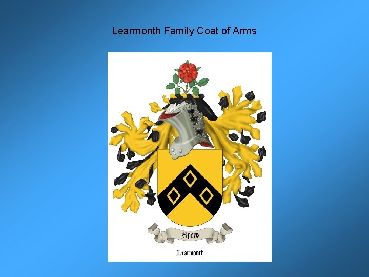 Learmonth Family Coat of Arms 