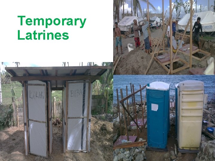 Temporary Latrines 