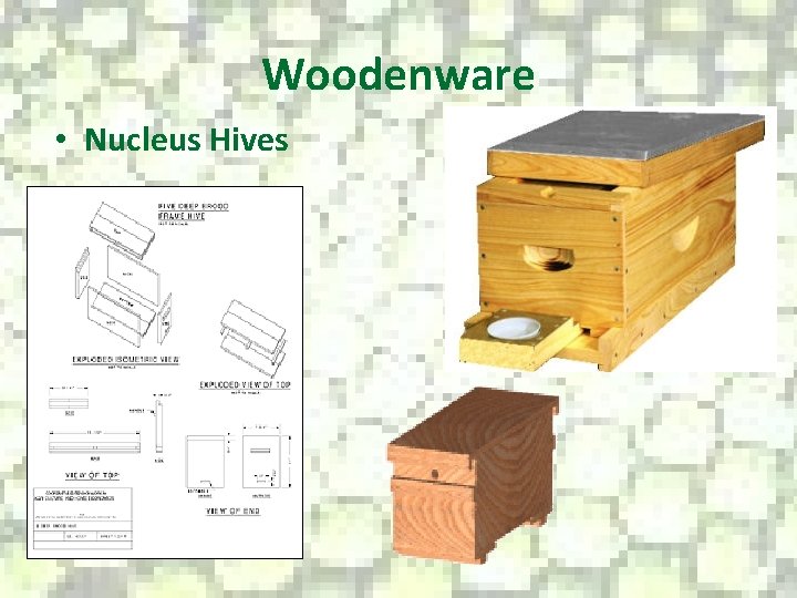 Woodenware • Nucleus Hives 