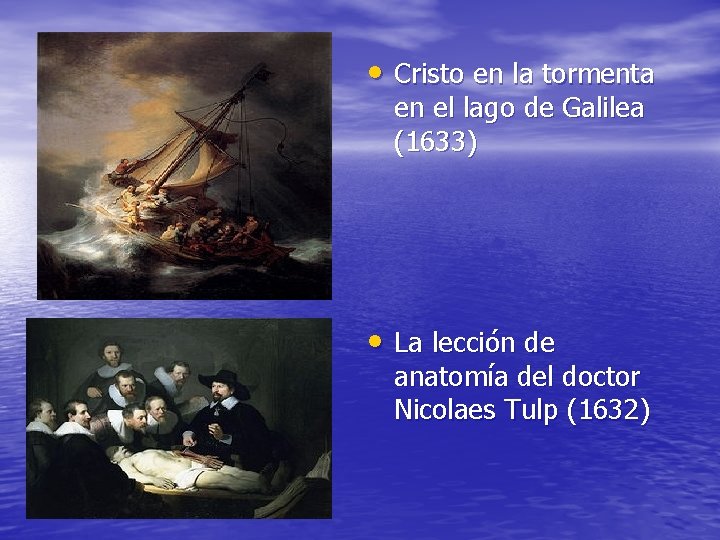  • Cristo en la tormenta en el lago de Galilea (1633) • La