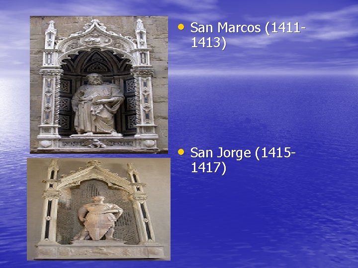  • San Marcos (14111413) • San Jorge (14151417) 
