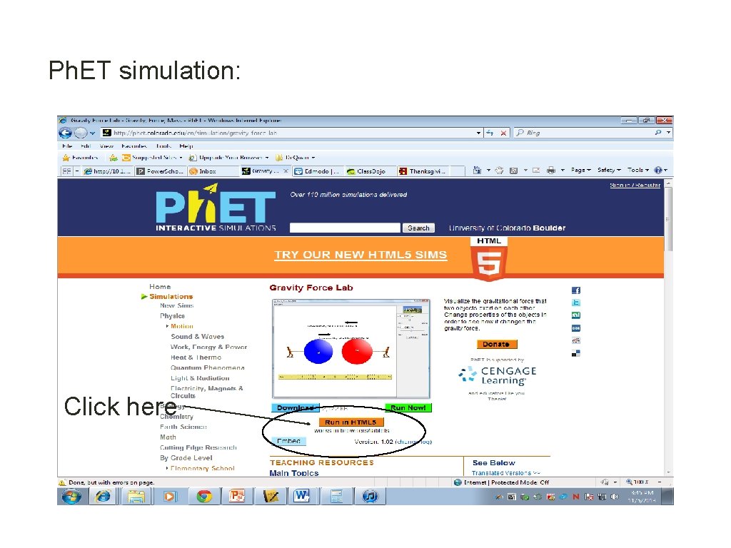 Ph. ET simulation: Click here 
