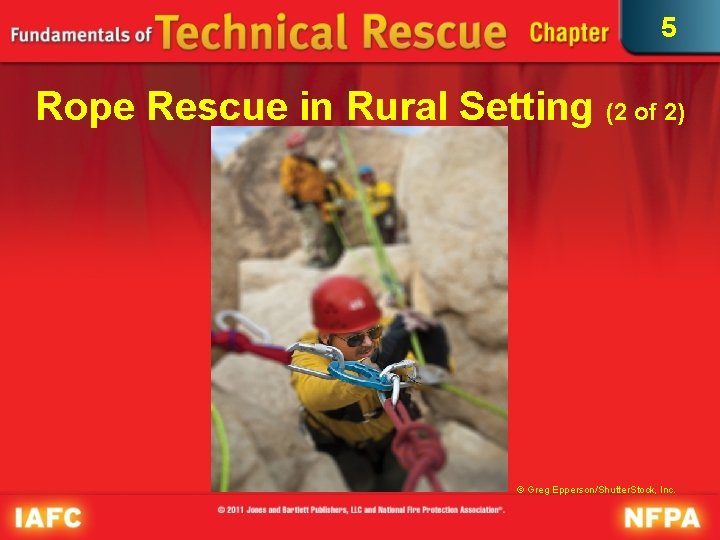 5 Rope Rescue in Rural Setting (2 of 2) © Greg Epperson/Shutter. Stock, Inc.