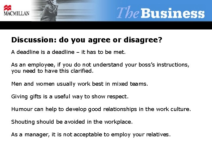 Discussion: do you agree or disagree? A deadline is a deadline – it has