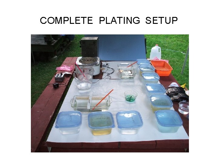 COMPLETE PLATING SETUP 