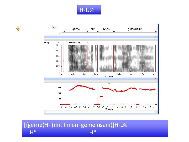 H-L% [(gerne)H- (mit Ihnen gemeinsam)]H-L% H* H* 