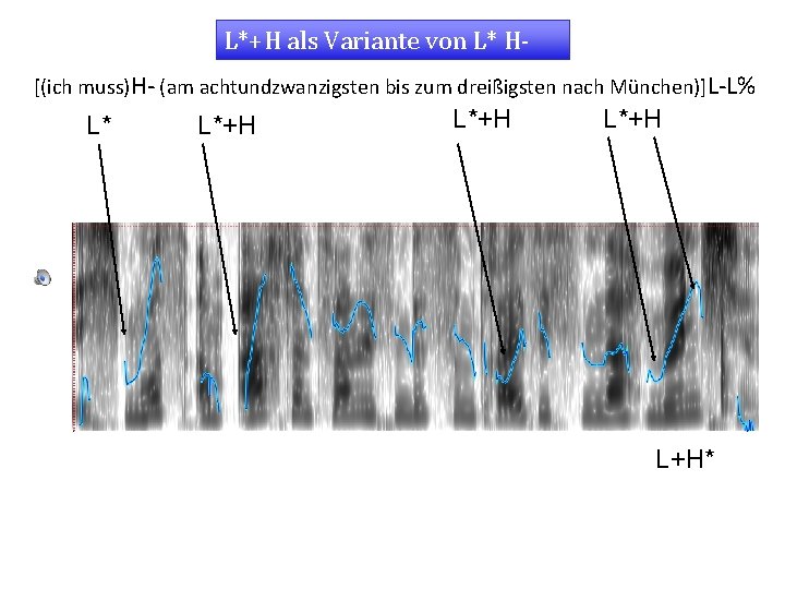 L*+H als Variante von L* H[(ich muss)H- (am achtundzwanzigsten bis zum dreißigsten nach München)]L-L%