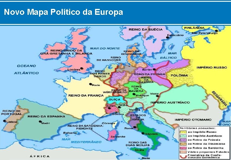 Novo Mapa Político da Europa 