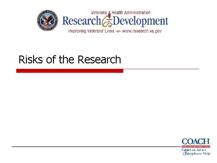 Risks of the Research 