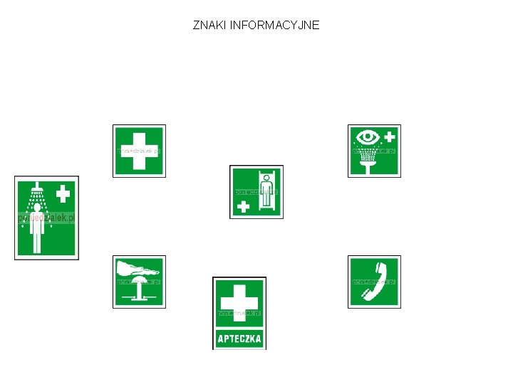 ZNAKI INFORMACYJNE 