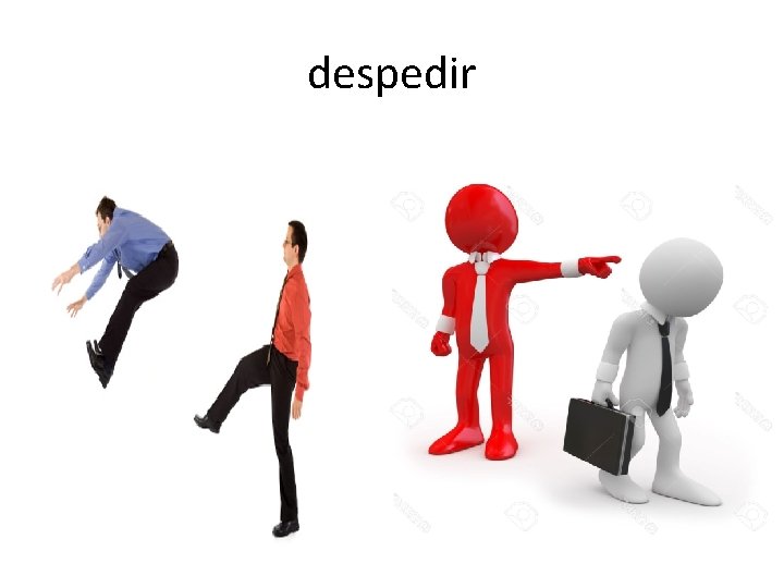 despedir 