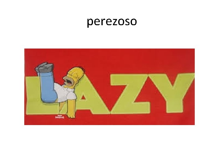 perezoso 