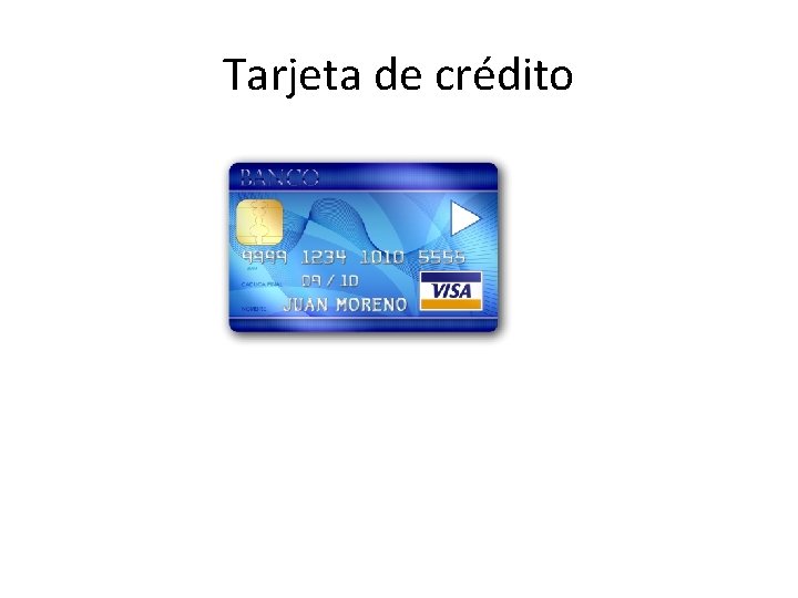 Tarjeta de crédito 
