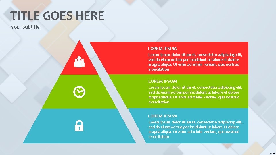 TITLE GOES HERE Your Subtitle LOREM IPSUM Lorem ipsum dolor sit amet, consectetur adipiscing