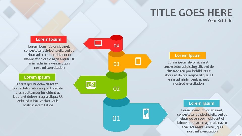 TITLE GOES HERE Your Subtitle Lorem Ipsum Lorem ipsum dolor sit amet, consectetur adipiscing