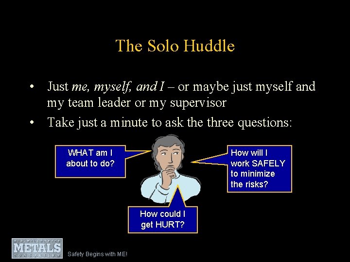The Solo Huddle • Just me, myself, and I – or maybe just myself