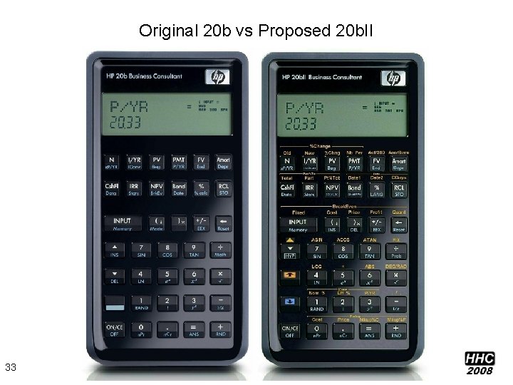 Original 20 b vs Proposed 20 b. II 33 