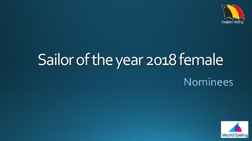 Sailor of the year 2018 female Nominees 