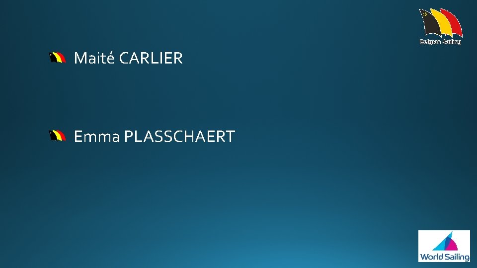 Maité CARLIER Emma PLASSCHAERT 
