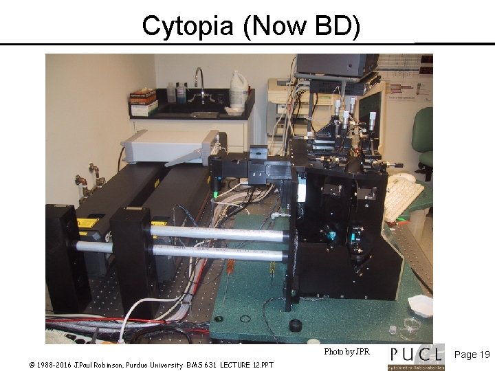 Cytopia (Now BD) Photo by JPR © 1988 -2016 J. Paul Robinson, Purdue University