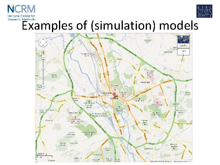Examples of (simulation) models 