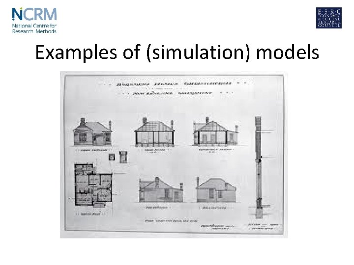 Examples of (simulation) models 