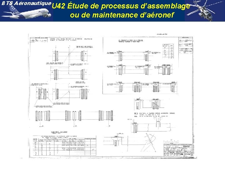 BTS Aéronautique U 42 Étude de processus d’assemblage ou de maintenance d’aéronef 