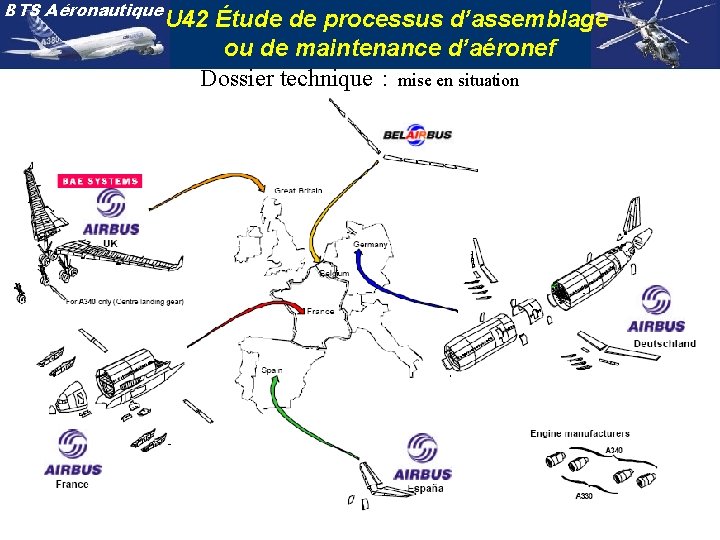 BTS Aéronautique U 42 Étude de processus d’assemblage ou de maintenance d’aéronef Dossier technique