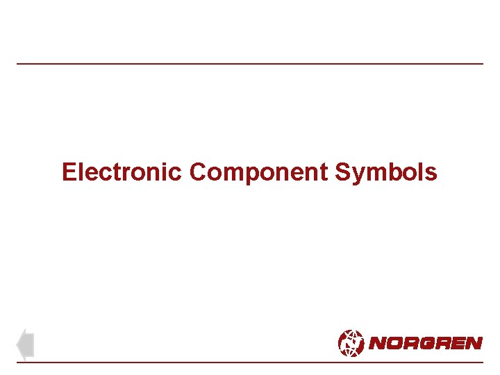 Electronic Component Symbols 